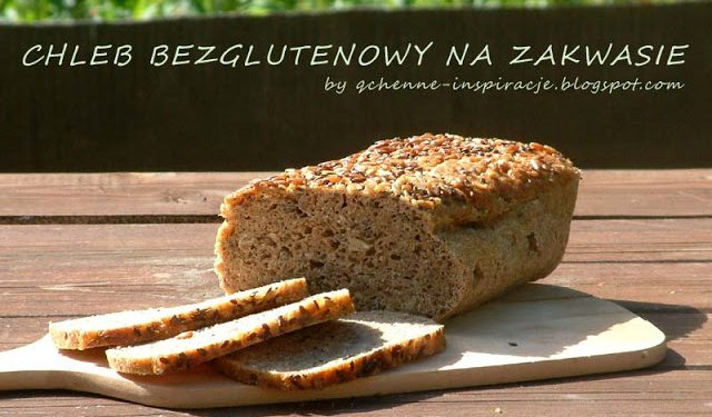 Bezglutenowy chleb na naturalnym bezglutenowym zakwasie